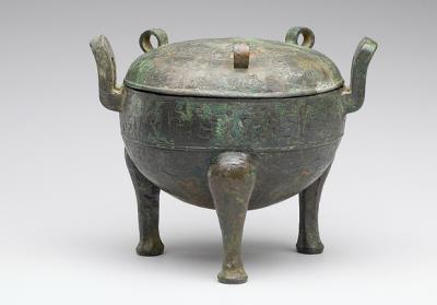 图片[2]-Ding cauldron with bands of animal pattern, Warring States period (475-221 BCE)-China Archive